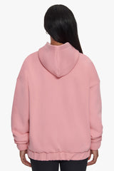 HEAVY OVERSIZE ZIP HOODIE PINK