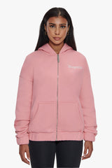 HEAVY OVERSIZE ZIP HOODIE PINK