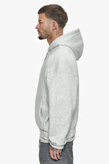 SUPER HEAVY OVERSIZED ZIP-HOODIE LIGHT GREY