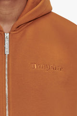 SUPER HEAVY OVERSIZED ZIP-HOODIE PUMPKIN SPICE