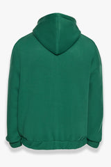 SUPER HEAVY OVERSIZED ZIP-HOODIE WASHED GREEN