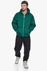 SUPER HEAVY OVERSIZED HD PRINT ZIP HOODIE V2 GREEN