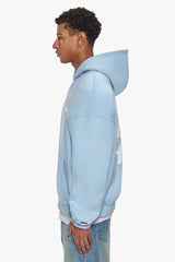 HEAVY OVERSIZE DREAM WITHOUT FEAR ZIP HOODIE BABY BLUE