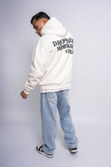 HEAVY OVERSIZE ''MEMBERS ONLY'' HOODIE CREAM WHITE