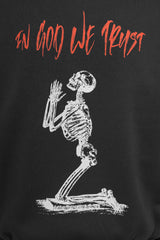 HEAVY OVERSIZE IN GOD WE TRUST HOODIE WASHED BLACK