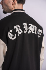 HEAVY CRIME COLLEGE JACKET COCONUT MILK BROWN