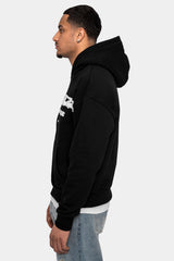 HEAVY OVERSIZE CLOUD BUSTER HOODIE BLACK