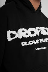 HEAVY OVERSIZE CLOUD BUSTER HOODIE BLACK