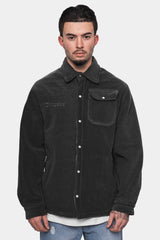 HEAVY V2 FLEECE JACKET WASHED GREY