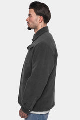 HEAVY V2 FLEECE JACKET WASHED GREY