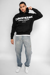 HEAVY OVERSIZE CLOUD BUSTER HOODIE BLACK