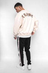 HEAVY OVERSIZE ''CRIME'' SWEATER COCONUT MILK