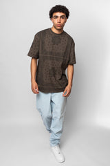 HEAVY OVERSIZE BANDANA T-SHIRT MAJOR BROWN