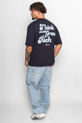 HEAVY GROW RICH T-SHIRT NAVY