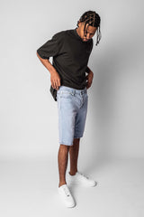 JEANS SHORT LIGHT BLUE