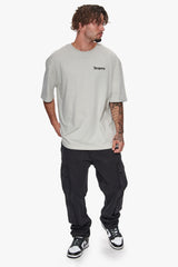 HEAVY OVERSIZE EMBO T-SHIRT V3 QUITE GREY