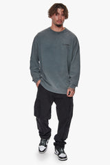 HEAVY LONGSLEEVE WASHED GREY