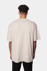 HEAVY OVERSIZE EMBO T-SHIRT MOON BEAM