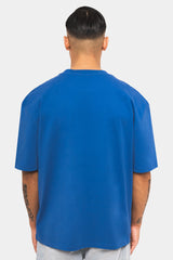 HEAVY EMBO T-SHIRT TINT BLUE