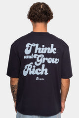 HEAVY GROW RICH T-SHIRT NAVY