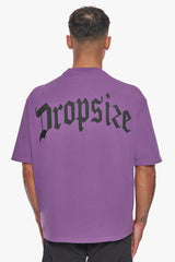HEAVY BACKLOGO T-SHIRT WASHED PURPLE