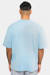 HEAVY OVERSIZE CLOUD BUSTER T-SHIRT BABY BLUE