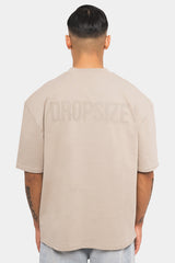 HEAVY OVERSIZE HD PRINT T-SHIRT STONE