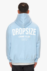 HEAVY OVERSIZE CRIME CLUB HOODIE BABY BLUE