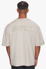 HEAVY OVERSIZE HD PRINT T-SHIRT MOONBEAM