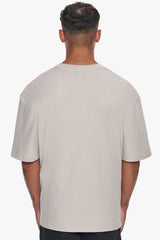 HEAVY OVERSIZE LOGO T-SHIRT MOONBEAM