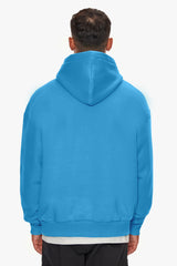 HEAVY OVERSIZE EMBO HOODIE LIGHT BLUE