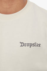 HEAVY BACKLOGO T-SHIRT COCONUT MILK / GREY