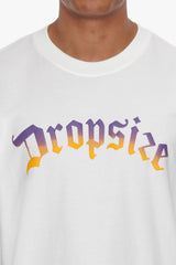 HEAVY OVERSIZE RAINBOW T-SHIRT CREAM WHITE