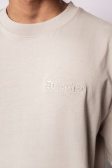 HEAVY OVERSIZE EMBO T-SHIRT MOON BEAM