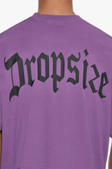HEAVY BACKLOGO T-SHIRT WASHED PURPLE