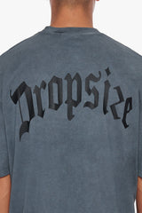 HEAVY OVERSIZE BACKPRINT T-SHIRT WASHED GREY