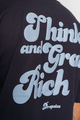 HEAVY GROW RICH T-SHIRT NAVY