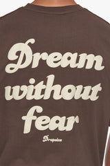 HEAVY DREAM WITHOUT FEAR T-SHIRT CHOCOLATE BROWN