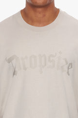 HEAVY OVERSIZE LOGO T-SHIRT MOONBEAM