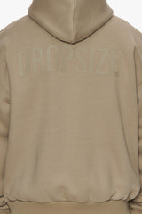 HEAVY OVERSIZE HD PRINT HOODIE WEATHERED TEAK