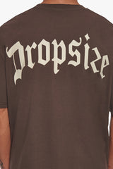 HEAVY BACKLOGO T-SHIRT CHOCOLATE BROWN
