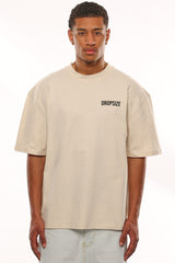 HEAVY OVERSIZE RISE ABOVE T-SHIRT COCONUT MILK