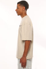 HEAVY OVERSIZE RISE ABOVE T-SHIRT COCONUT MILK