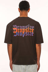 HEAVY OVERSIZE TRIPLE LOGO T-SHIRT WASHED BLACK