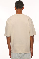 HEAVY OVERSIZE STAPLE LOGO T-SHIRT COCONUT MILK