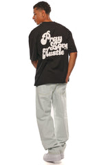 HEAVY OVERSIZE PLH T-SHIRT BLACK