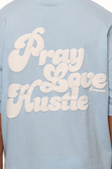 HEAVY OVERSIZE PLH T-SHIRT BABY BLUE