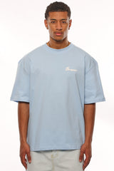 HEAVY OVERSIZE PLH T-SHIRT BABY BLUE