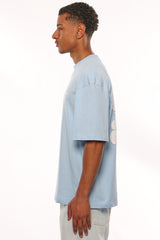 HEAVY OVERSIZE PLH T-SHIRT BABY BLUE