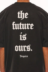 HEAVY OVERSIZE FUTURE T-SHIRT BLACK